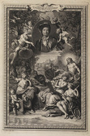 TvB G 5979
          <br/>
          Apollo ontvangt portret van Fontenelle op Parnassus
          <br/>
          <em>Picart, Bernard (1673-1733)</em>